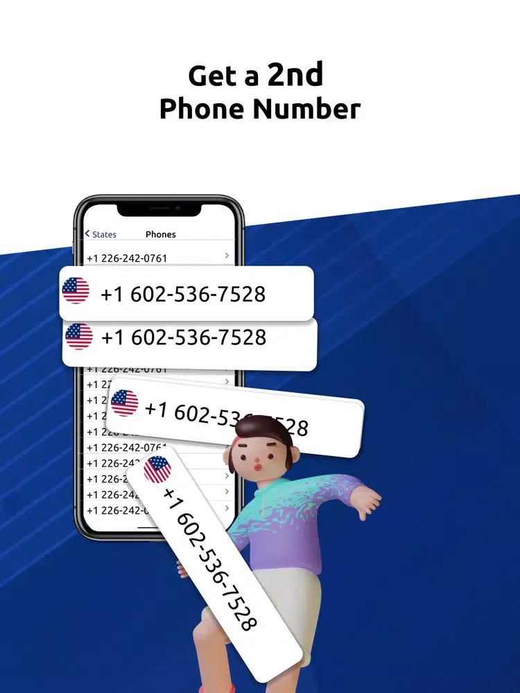 Screenshot di Second Phone Number Call now iPad
