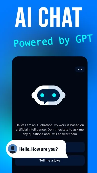 Capturas de tela do ConverseAI: AI Chatbot