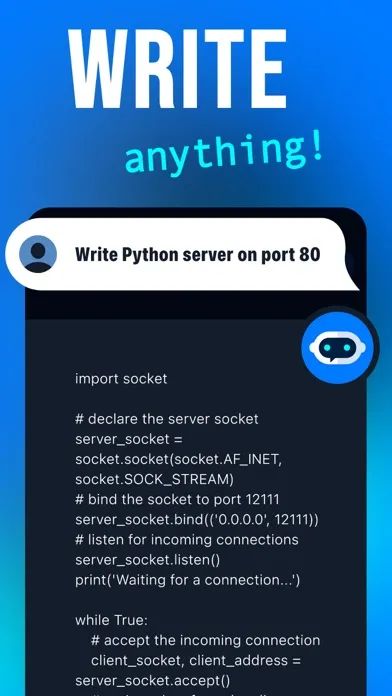 Capturas de tela do ConverseAI: AI Chatbot