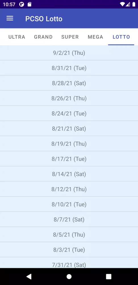 PCSO Lotto Screenshots