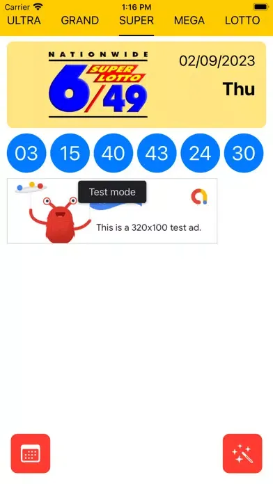 Tangkapan layar PCSO Lotto (AI Prediction)