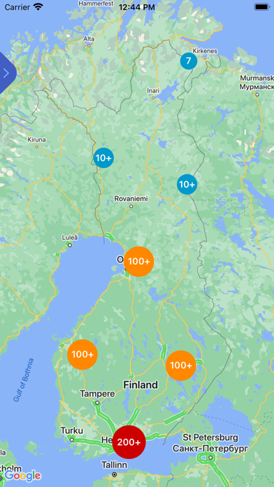 Capturas de tela do Live Traffic - Finland
