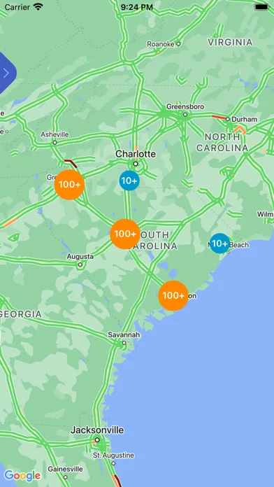 Live Traffic - South Carolina Ekran Görüntüleri