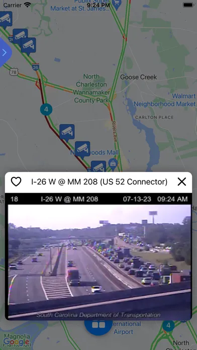 Live Traffic - South Carolina Ekran Görüntüleri