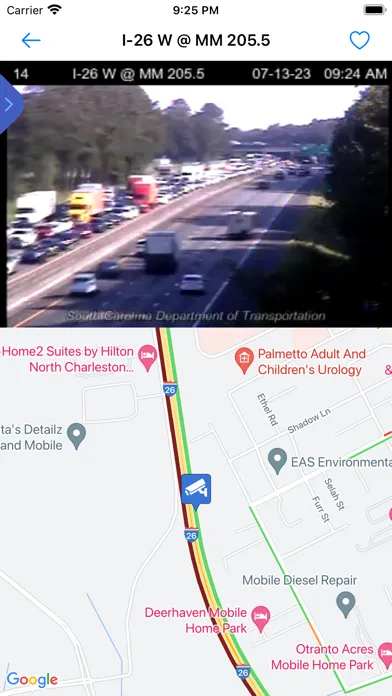 Live Traffic - South Carolina Ekran Görüntüleri