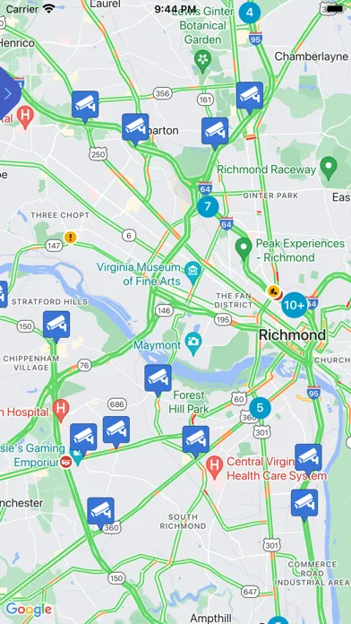 Capturas de pantalla de Live Traffic - Virginia