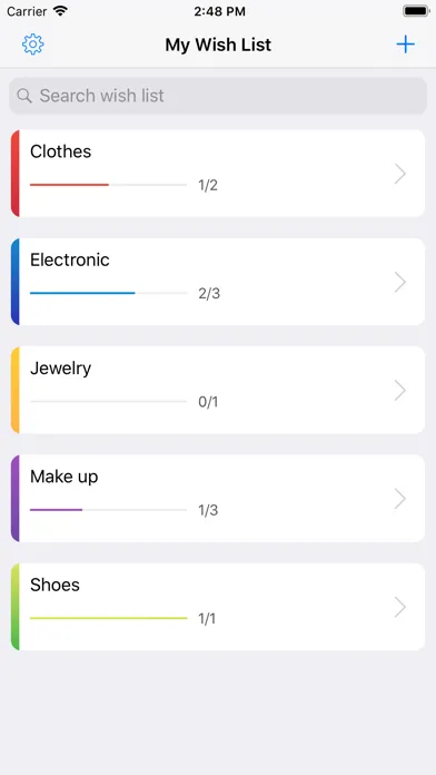 My Wish List -Save your wishes Screenshots