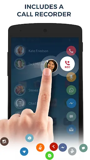 Phone Dialer & Contacts: drupe Screenshots