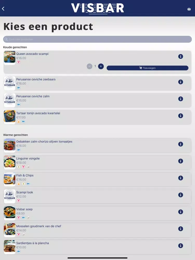 Alfons Street Food iPad  स्क्रीनशॉट