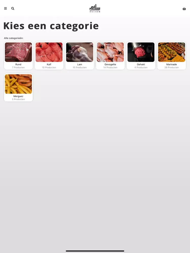 Beenhouwerij Salaam iPad  স্ক্রিনশট