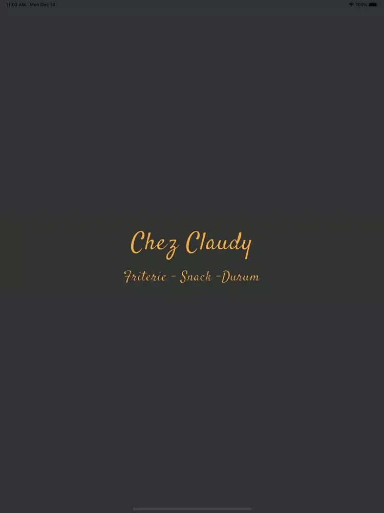 Friterie Chez Claudy iPad 应用截图