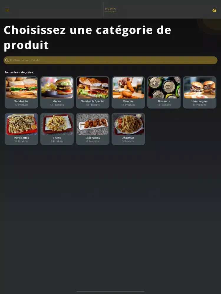 Friterie Chez Claudy iPad 应用截图