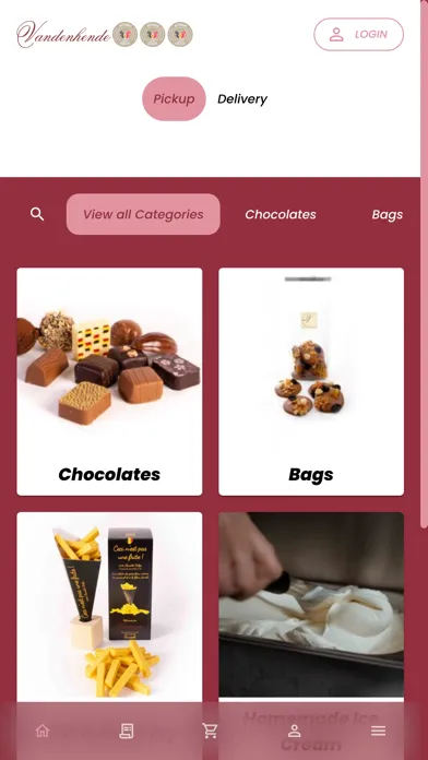 Screenshot di Vandenhende Chocolatier