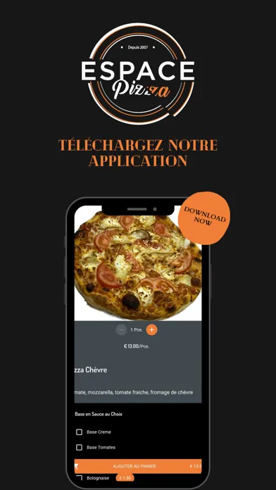 Espace Pizza Screenshots