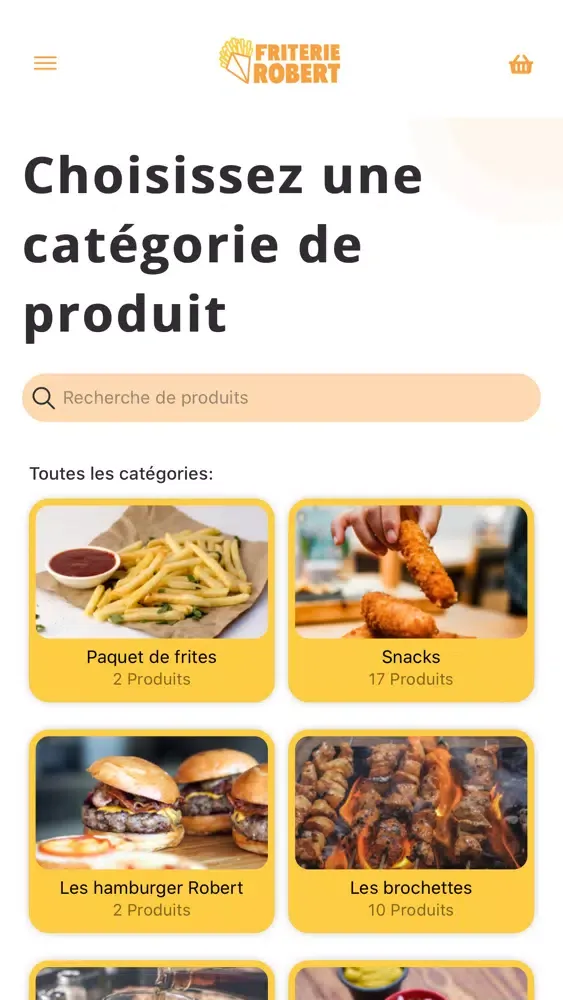 Captures d'écran de Friterie Robert