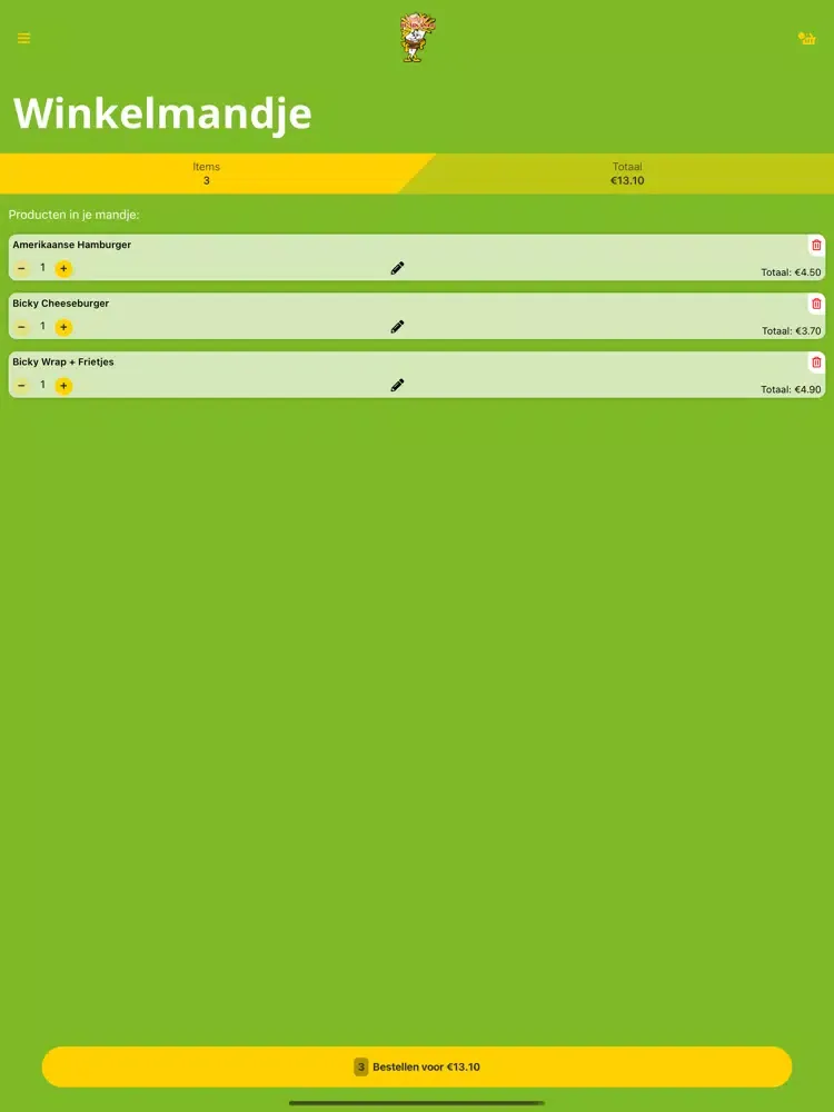 Frituur Plaisance iPad  Screenshots