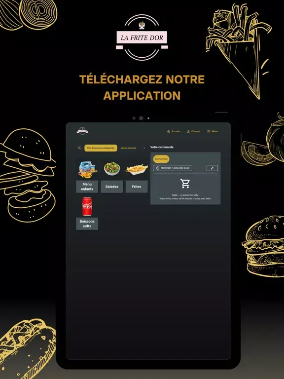 Captures d'écran de La Frite DOR iPad 