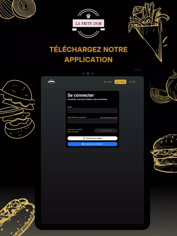Captures d'écran de La Frite DOR iPad 