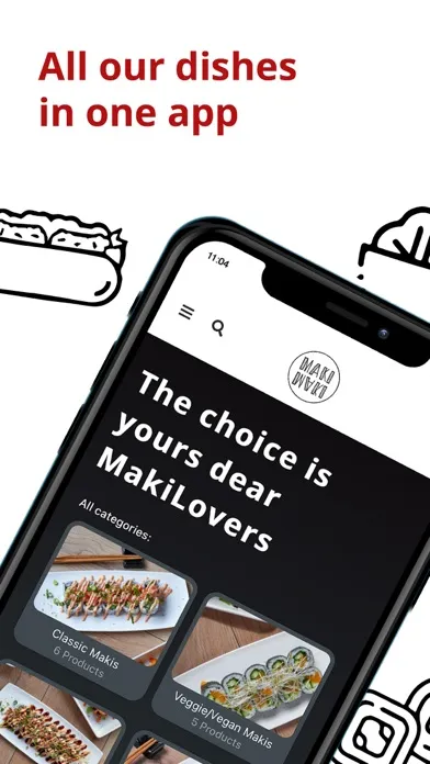 Capturas de tela do Maki Maki