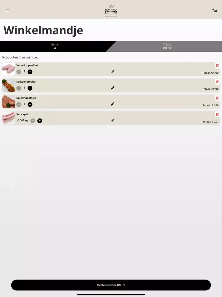تصاویر Slagerij Batselier iPad 