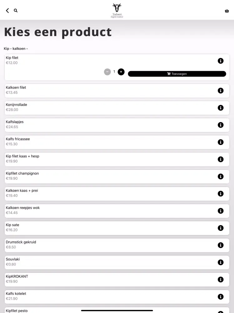 Скриншоты Slagerij Ysebaert iPad 