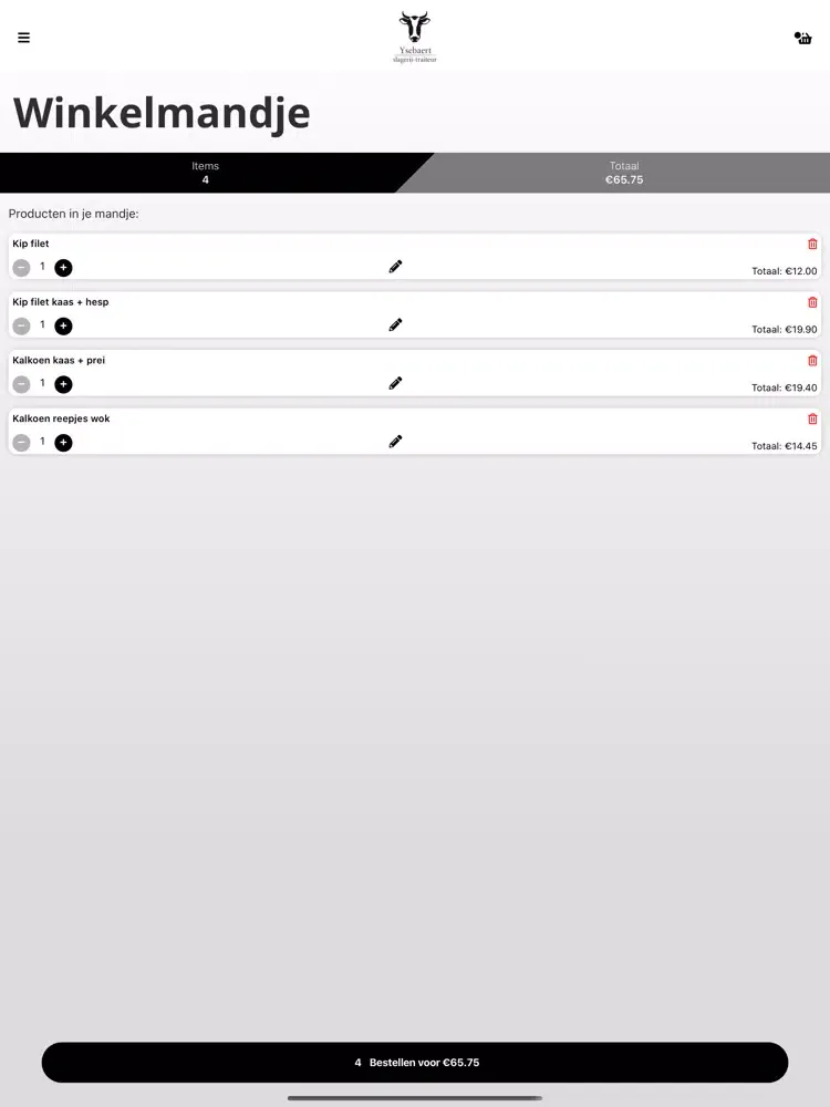 Скриншоты Slagerij Ysebaert iPad 