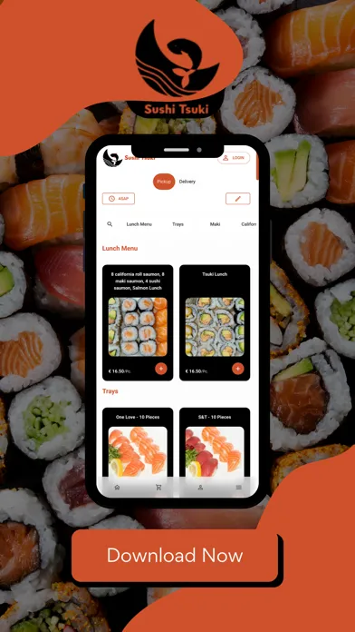 Capturas de tela do Sushi Tsuki