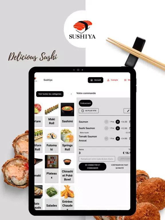 Sushiya iPad  Screenshots