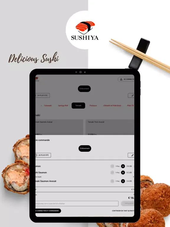 Sushiya iPad  Screenshots