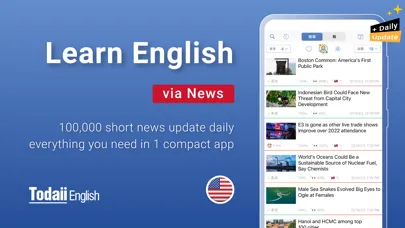 Captures d'écran de Todaii: Learn English