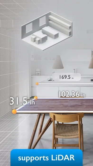 Capturas de tela do Cam Ruler AR: Tape Measure