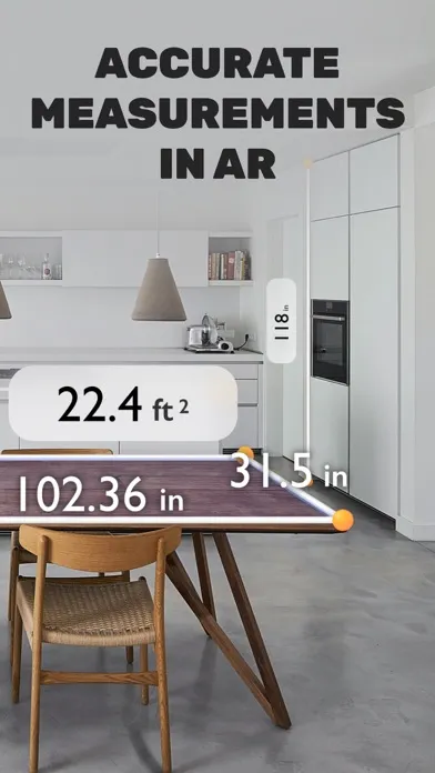 Capturas de tela do Cam Ruler AR: Tape Measure