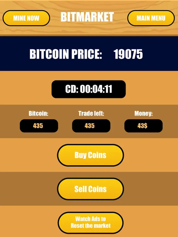 Big Money - Bitcoin Mining iPad  Screenshots
