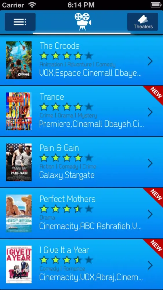Ảnh chụp màn hình của Movies Lebanon