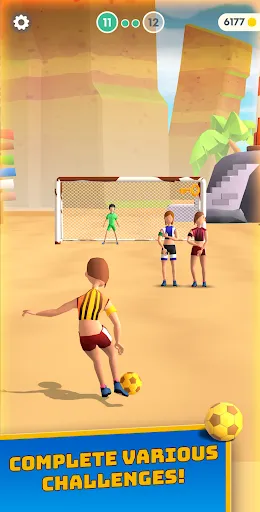 Tangkapan layar Flick Goal!