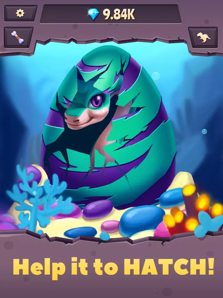 Ảnh chụp màn hình của Dino Egg - My Pocket Pet iPad 