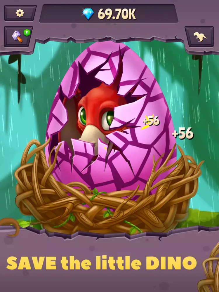 Ảnh chụp màn hình của Dino Egg - My Pocket Pet iPad 