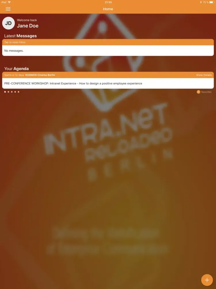 Intra.NET Berlin iPad  Screenshots