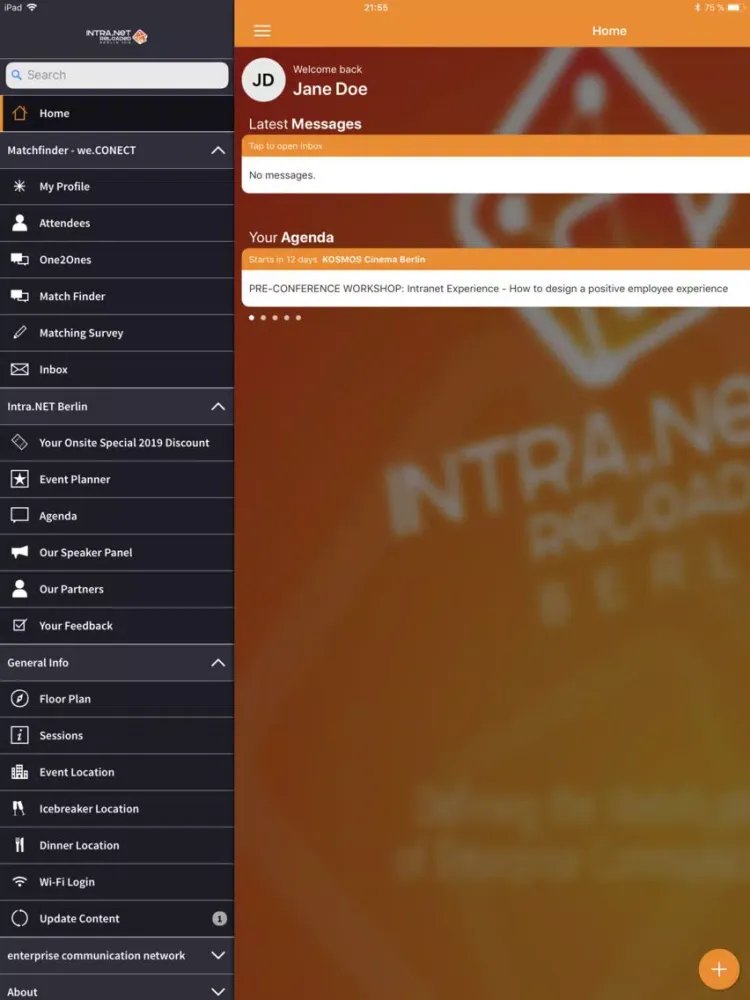 Intra.NET Berlin iPad  Screenshots