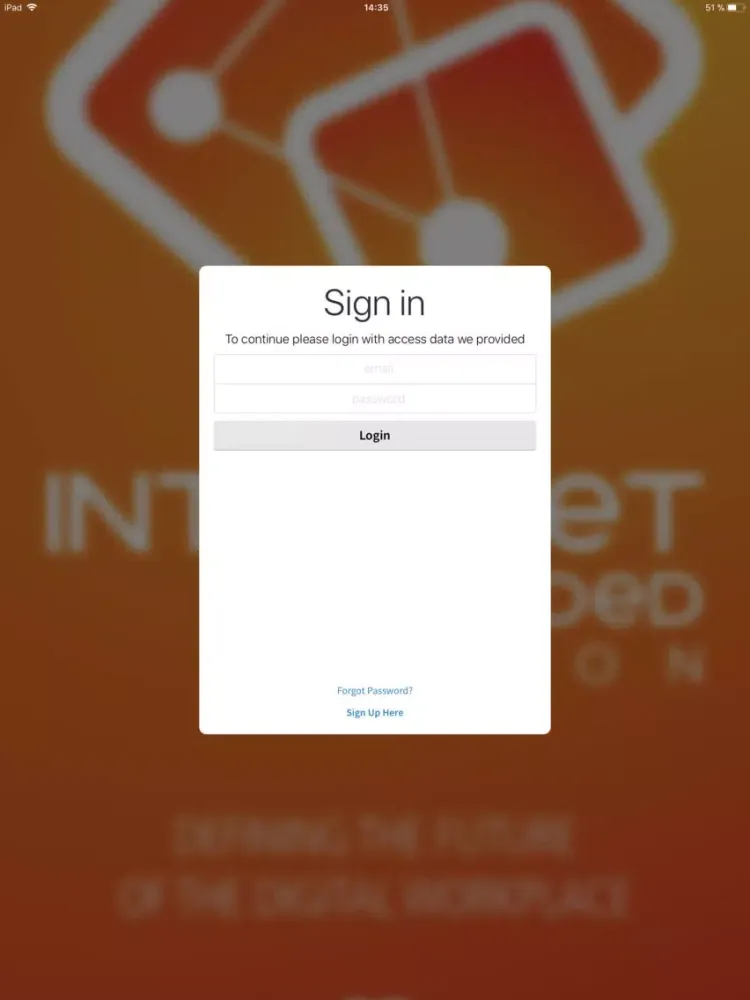 Intra.NET UK iPad  Screenshots