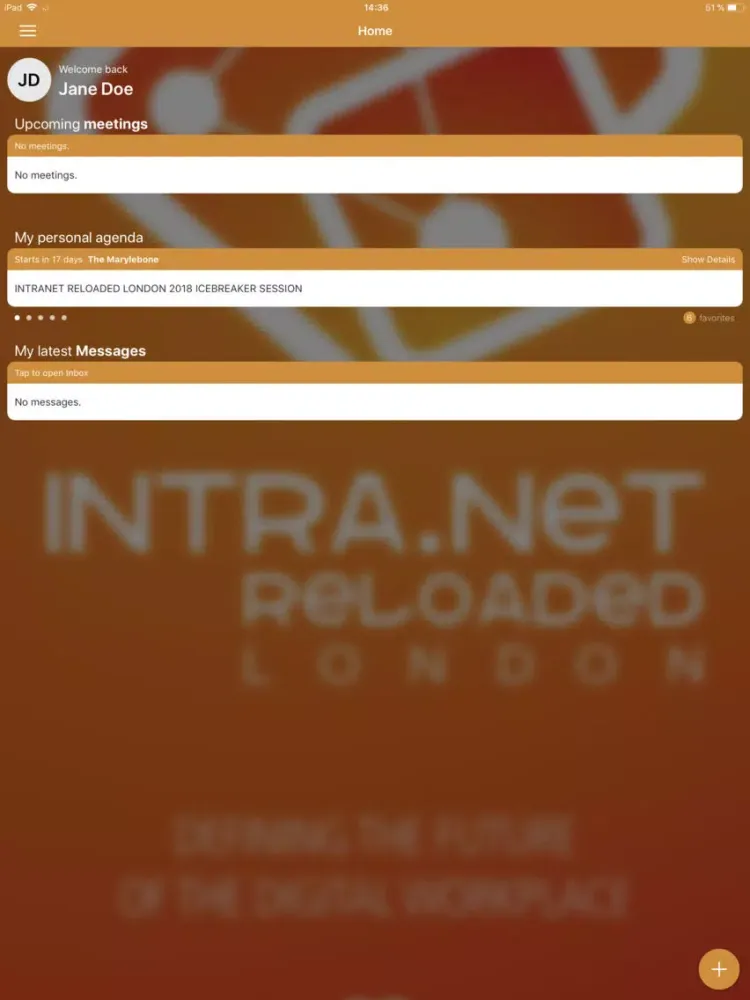 Intra.NET UK iPad  Screenshots