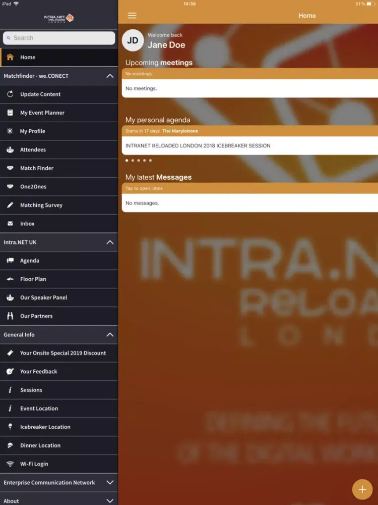 Intra.NET UK iPad  Screenshots