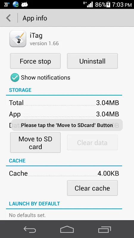 Screenshot di App Manager