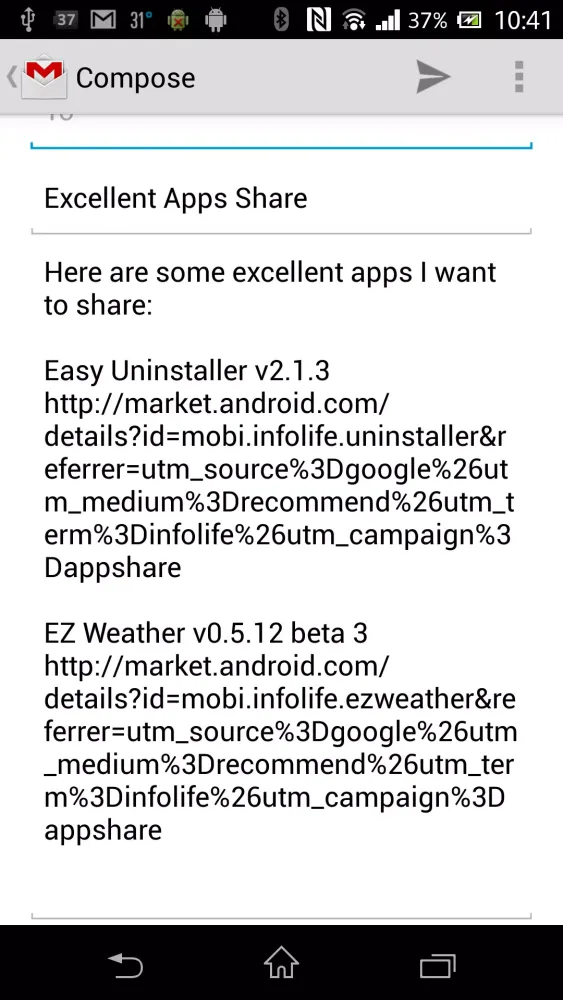 Apps Share স্ক্রিনশট