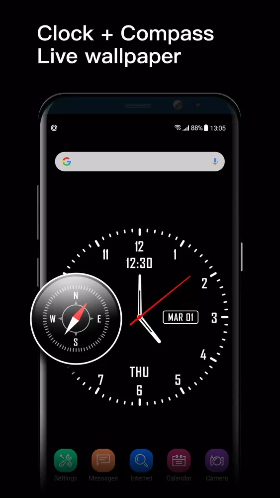 Clock Live Wallpaper 스크린샷