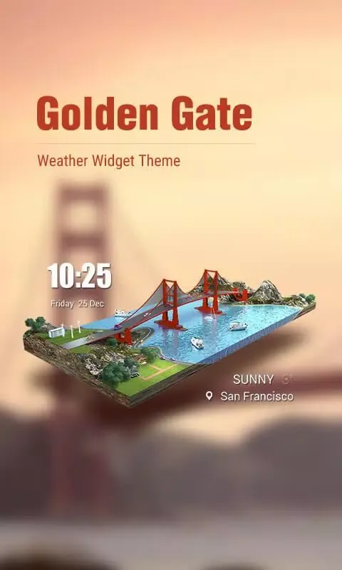 3D Real-time Weather in SanFra應用截圖