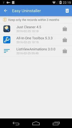 Captures d'écran de Easy Uninstaller App Uninstall