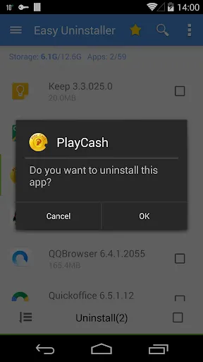 Captures d'écran de Easy Uninstaller App Uninstall