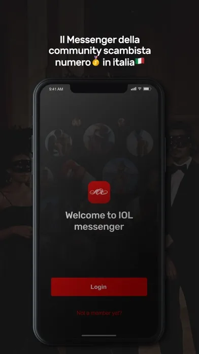 Tangkapan skrin IOL.im Community Messenger