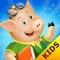 The three little pigs - preschool & kindergarten fairy tales book free for kids